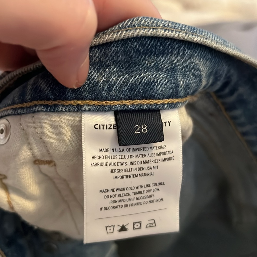 Citizen of humanity charlotte straight leg jeans size 28 - Picture 5 of 6